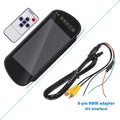 7-inch TFT desktop reversing monitor display with ABS housing and included camera