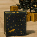 Fringe and tassel advent calendar in equestrian blind box style, modern art design made from PVC
