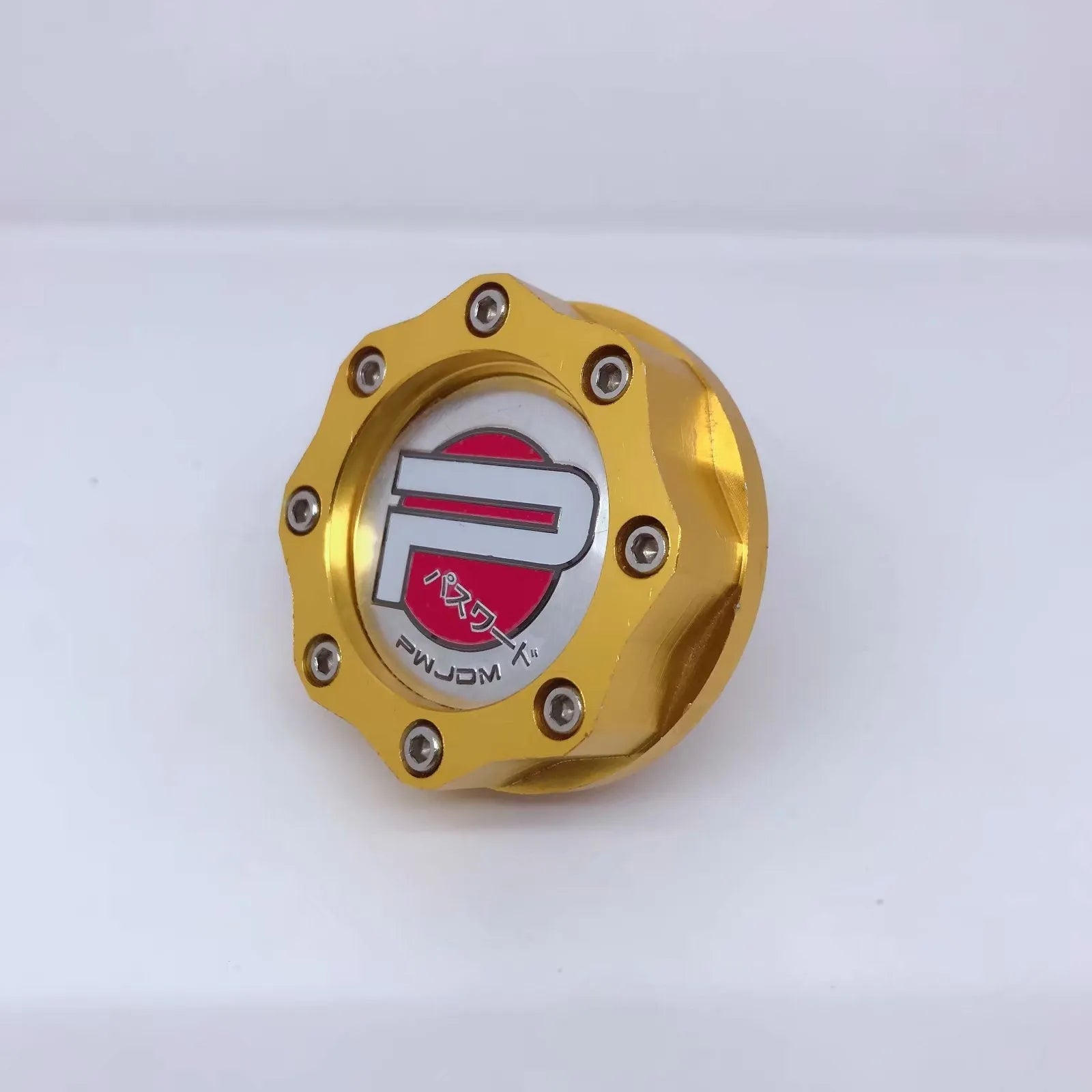 Aluminum alloy fuel tank cap for Honda vehicles in multiple colour options