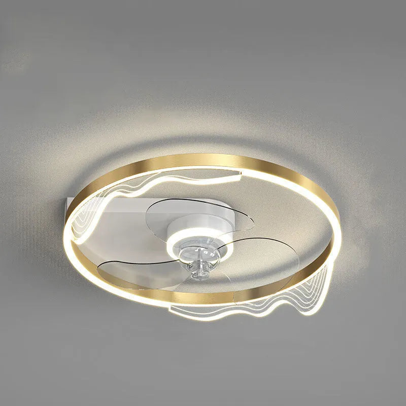 Modern simple Nordic style white children's ceiling lamp with LED lights for a bedroom.