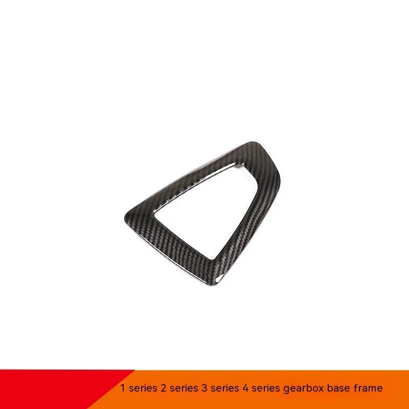 BMW carbon fibre pattern gear selector base frame trim panel for 1 2 3 4 Series