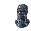 Cotton motorcycle head cover and gloves set in light grey, shown on a table.
