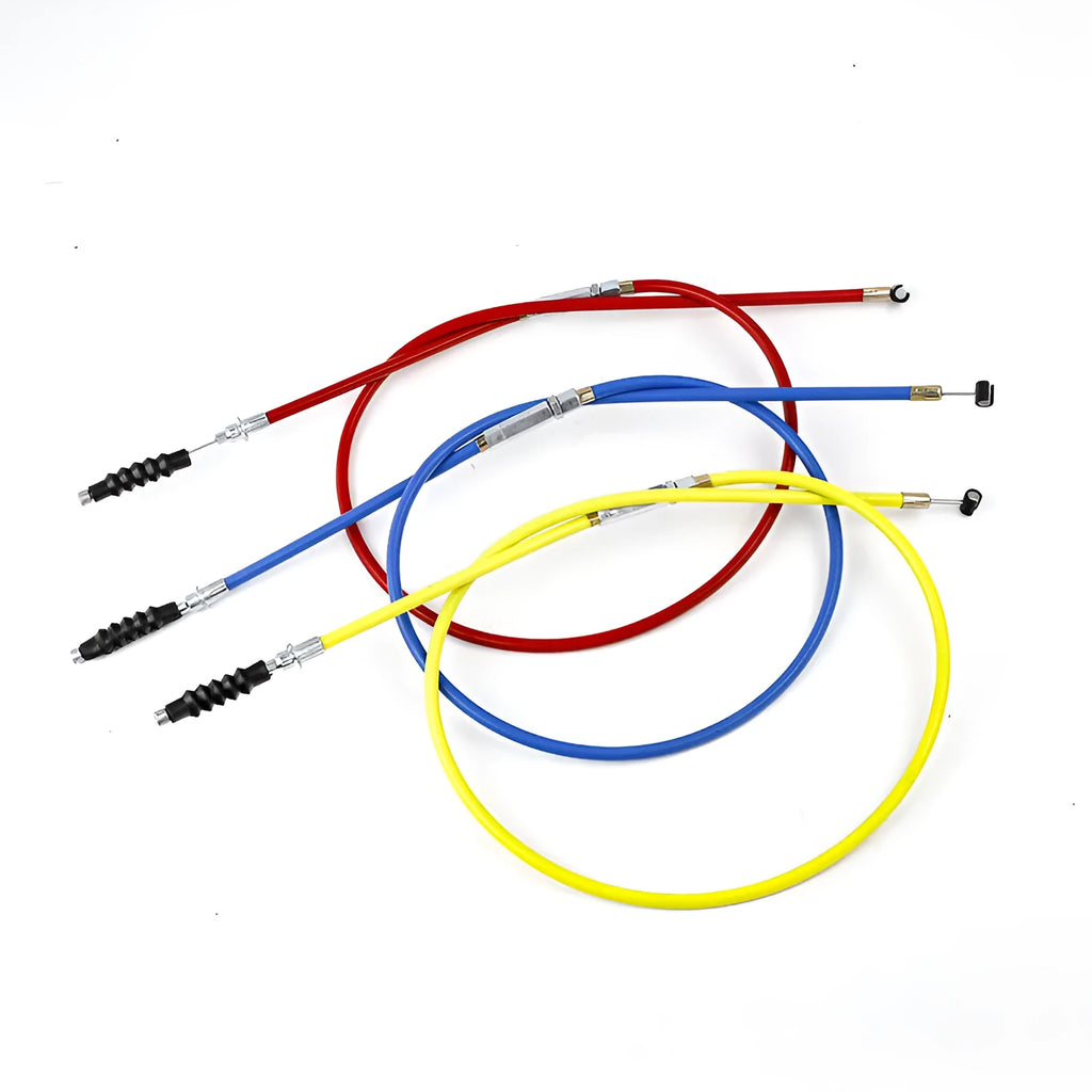 Scrambling motorcycle ATV control cables 0.98m length in four colour options