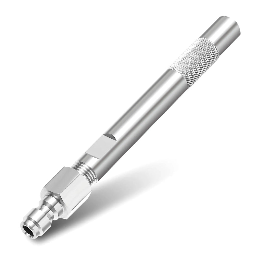 Stainless steel remote chemical nozzle for high pressure cleaning machine, 17cm length, single head
