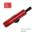 Aluminium alloy car safety hammer with seatbelt cutter and LED torch in 20x88mm size