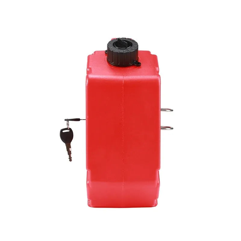 Lockable 5L spare fuel tank for car motorcycle oil drum black or red