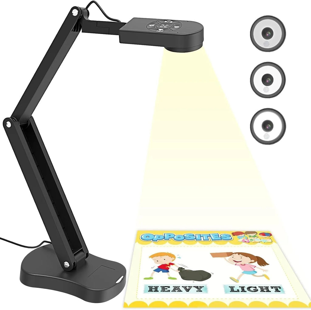 Computer webcam with microphone showing USB cable connection and compact design