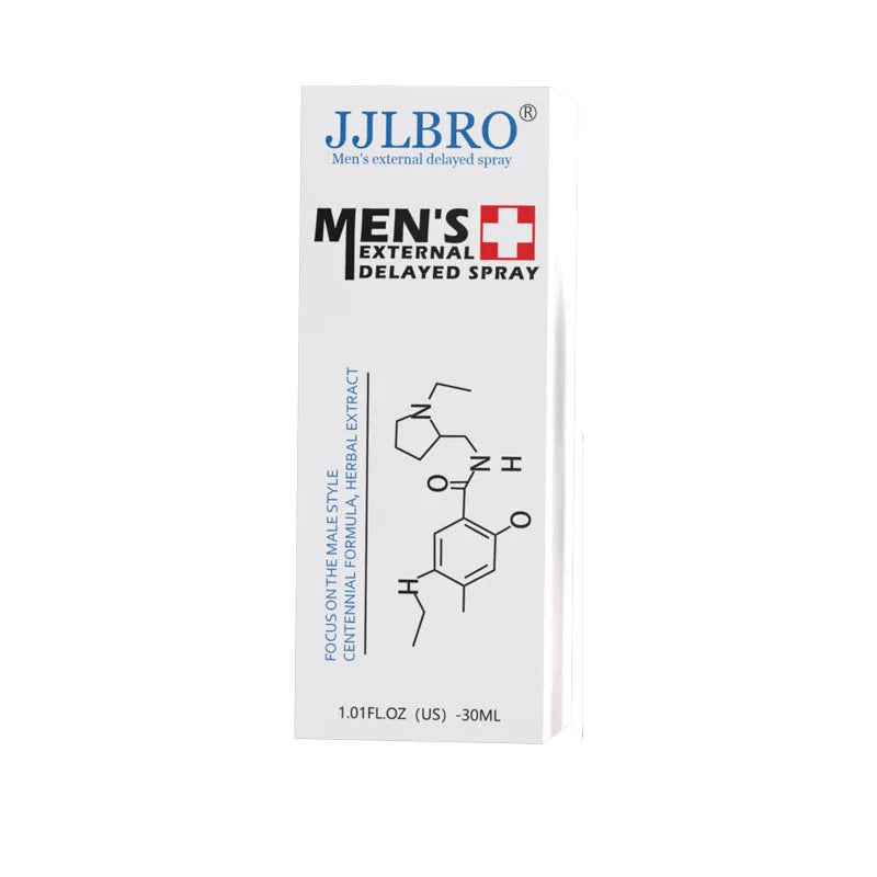 White JJLBRO plant extraction delayed spray 30ml bottle for time extension control