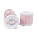 Adjustable telescopic foam roller extended to 45cm length in red colour