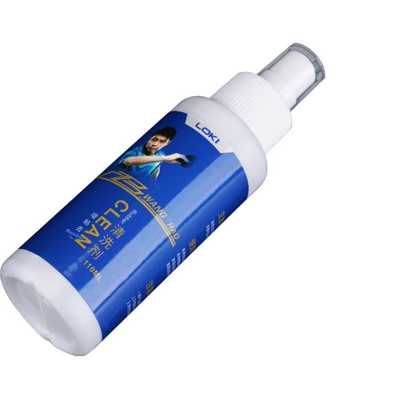 110ml table tennis rubber cleaning liquid with sponge applicator for racket maintenance