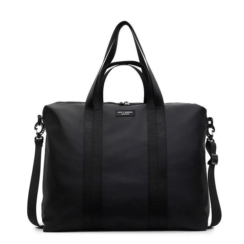 Lightweight business travel tote bag with 20-35L capacity in Oxford cloth