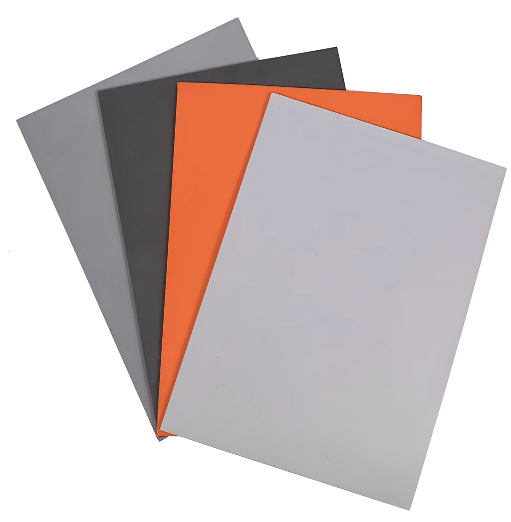 A4 laser engraving pad 210x297mm 2.3mm thick in dark gray and light gray colours