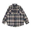 Men's retro plaid shirt in cotton blend available in black and red sizes M L XL