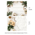 Double-sided marble and cement texture photography background paper laid flat.