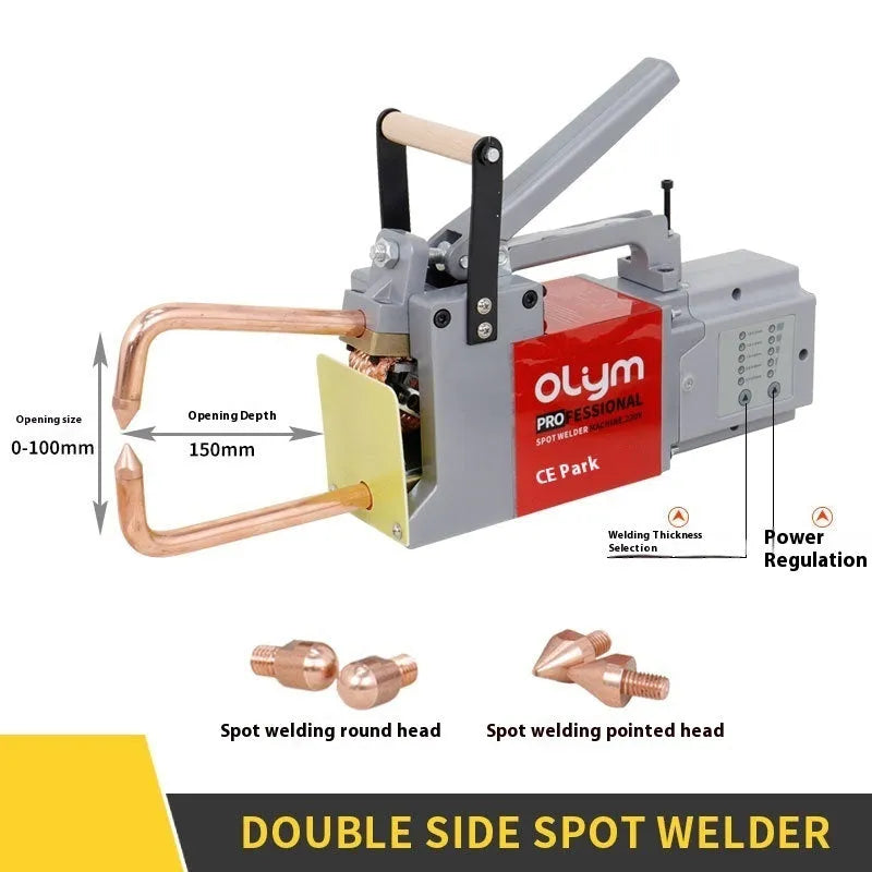 OL8000 double-sided spot welder butt welding machine with manual control and multiple welding heads