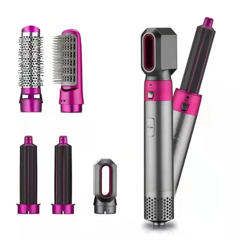 Men's and women's multifunctional hot air curling iron with constant temperature, available in multiple colours, on white background