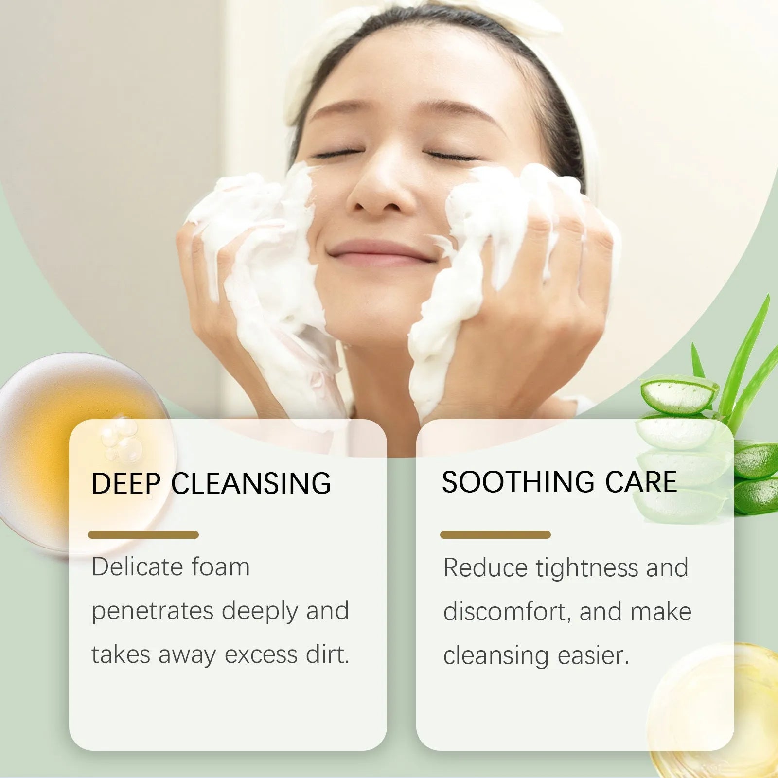 120g tube of Centella Asiatica Soothing Facial Cleanser for sensitive skin