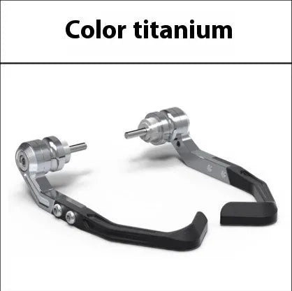 Pair of black CNC anti-slide bow guards for Honda CBR650 motorcycle.