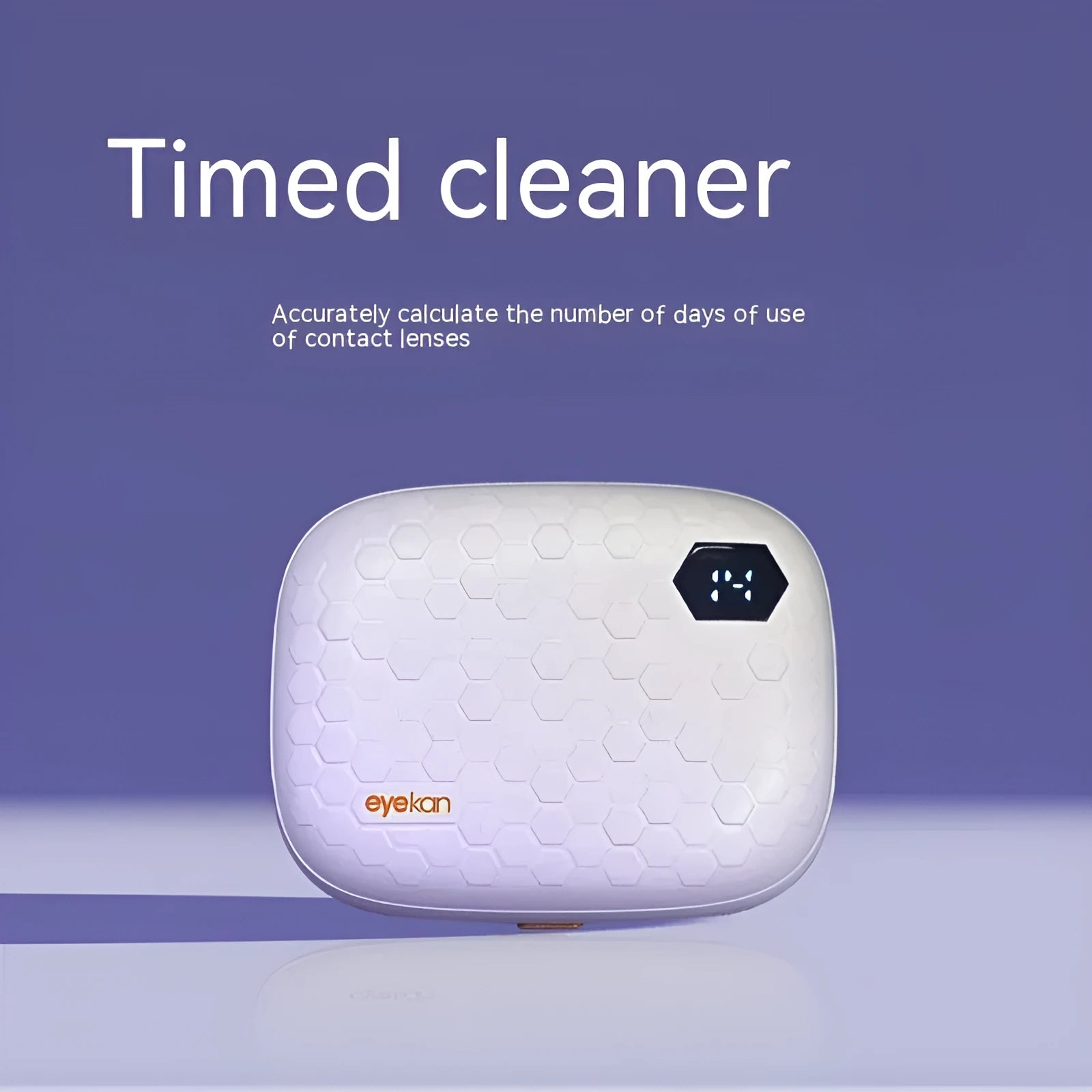 Automatic electric ultrasonic glasses cleaning machine in Pearl White, Blue, or Pink.