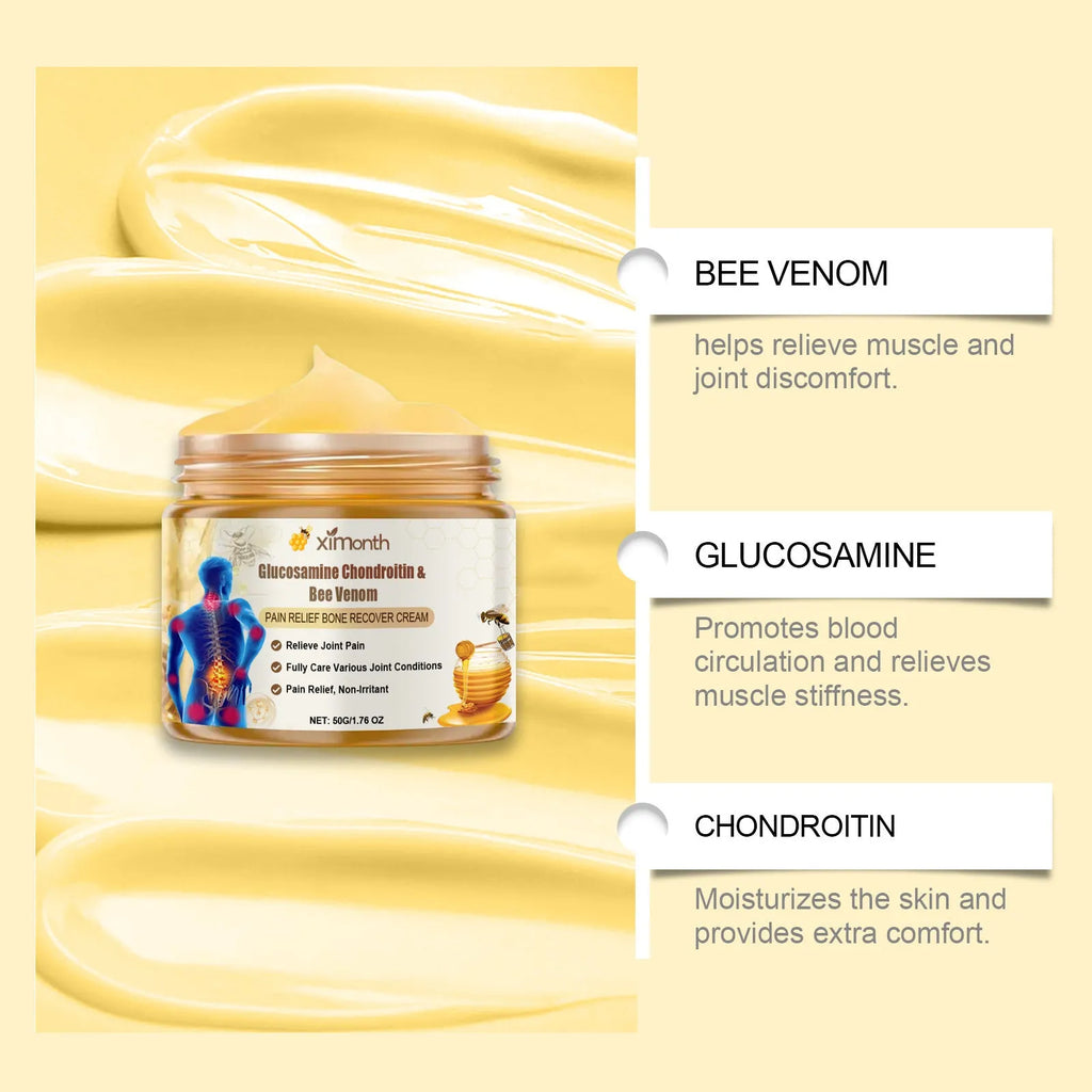 50g tube of bee venom and chondroitin sulfate joint and neck cream.