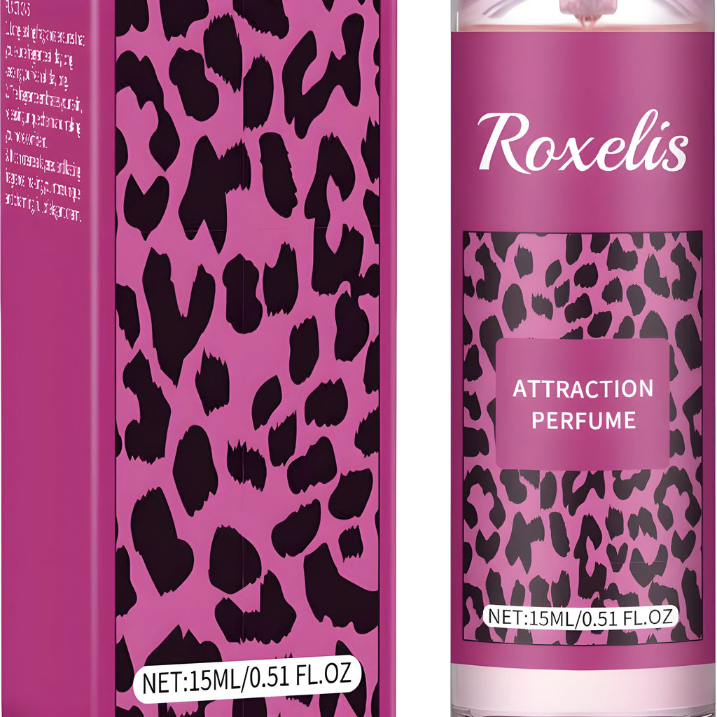 Attraction perfume 15ml body spray with black pepper amber bergamot citrus extracts in compact bottle