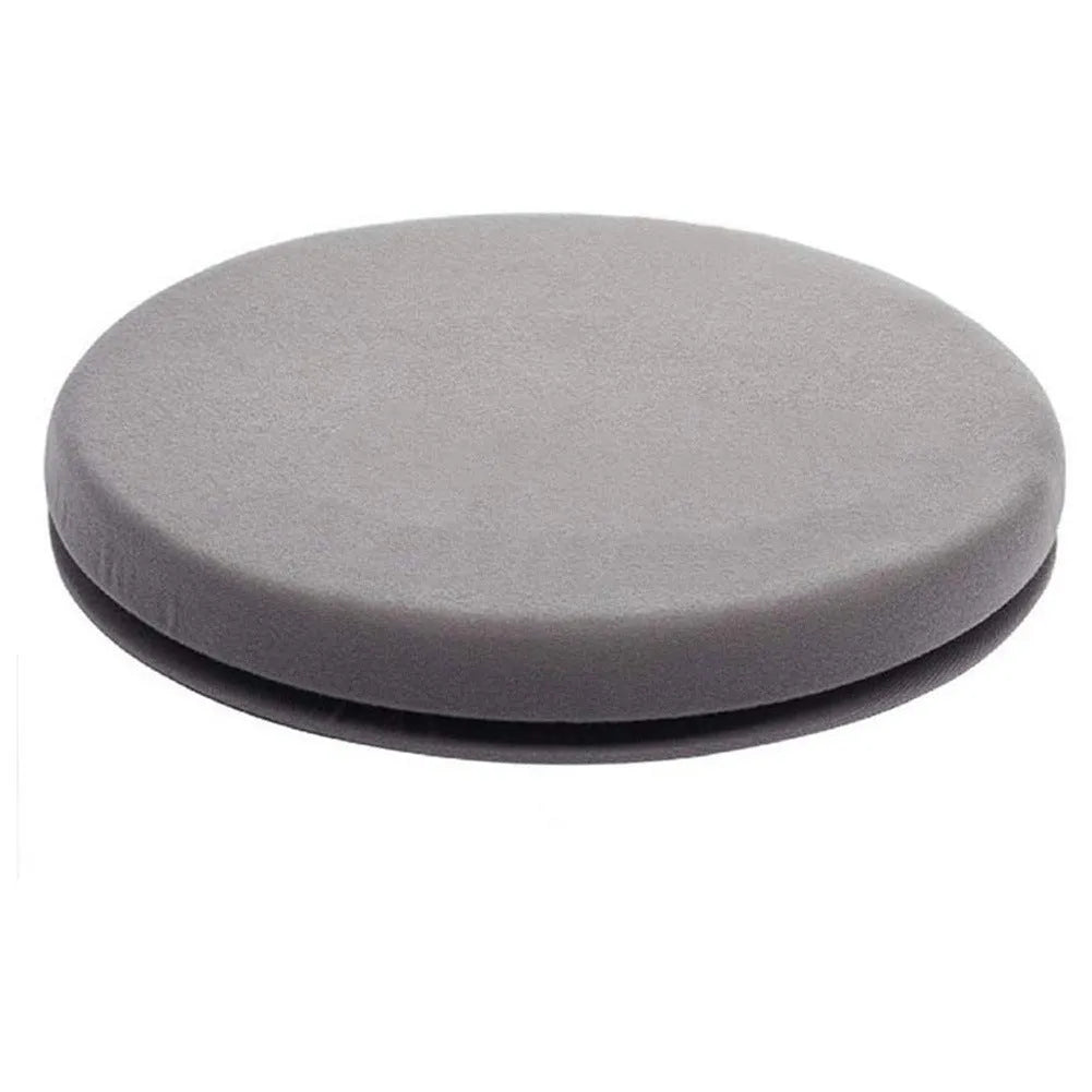 360-degree rotating car seat cushion with non-slip base on a car seat.