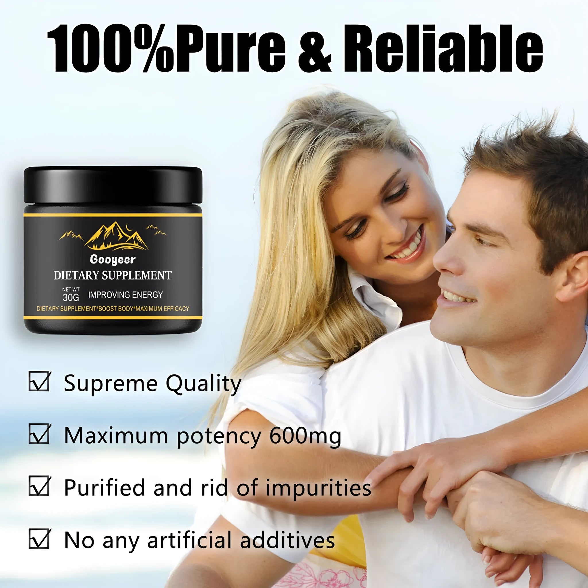 30g bottle of dietary supplement body care drops for external application.