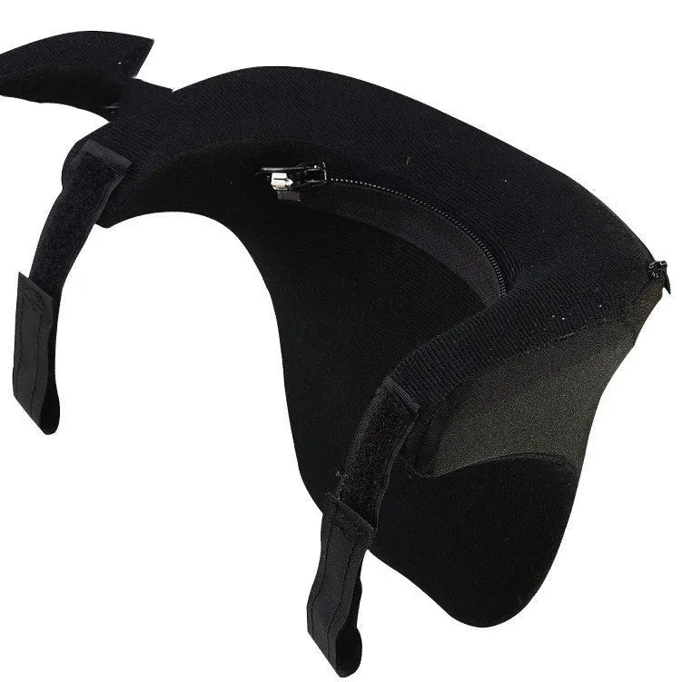 Saiyu motorcycle neck guard for cervical spine protection, as shown colour, single protective gear item