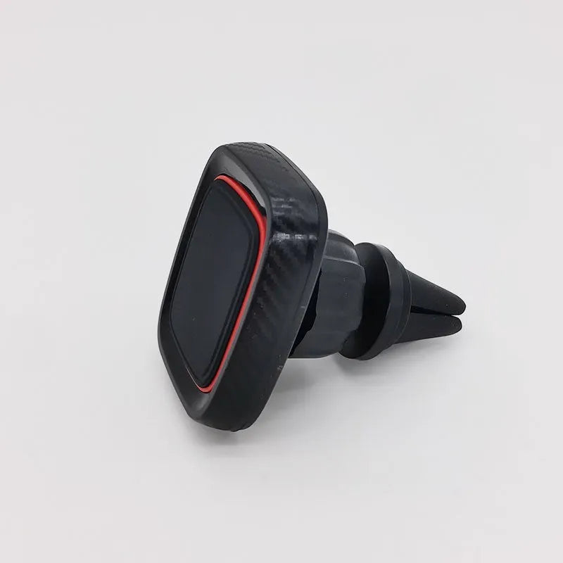 Universal car phone holder with air vent mount and long brush holder in hose black colour
