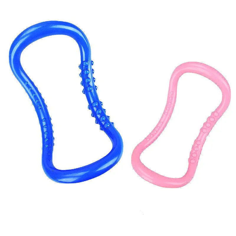 30 cm purple PP yoga ring for stretching and Pilates exercises