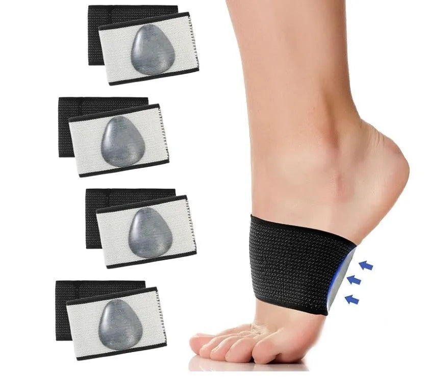 PU elastic foot bandage cover with arch support in ordinary and heart style designs