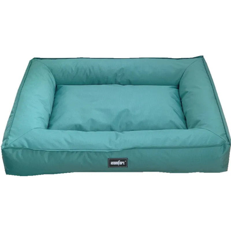 XL removable dog kennel mat with washable cover in blue colour