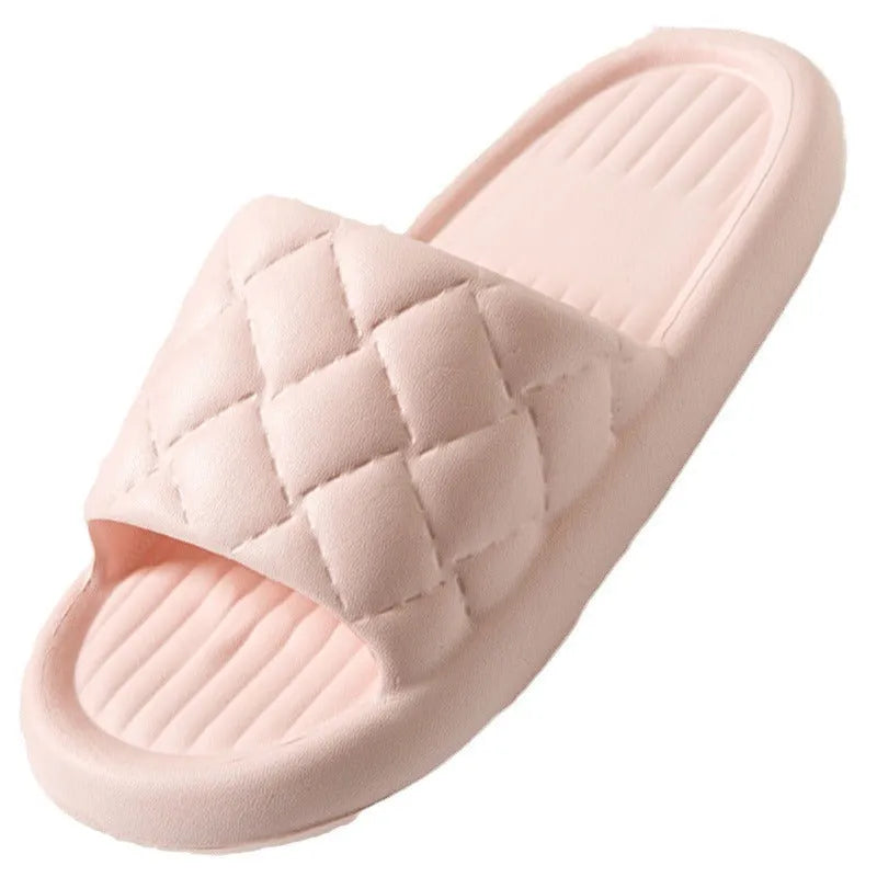 Rhombus EVA home slippers for summer, non-slip floor bathroom slipper, available in multiple colours