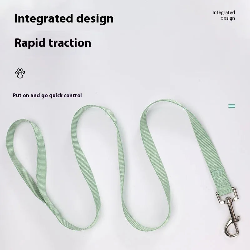 Solid colour polyester dog hand holding rope in various colours and sizes for pet walking
