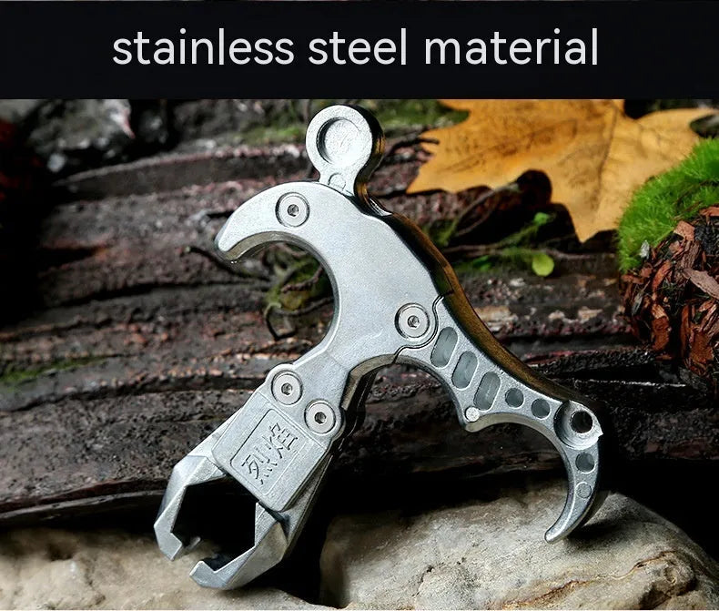 Zinc alloy archery release aid with two-axis harpoon clip for compound bows