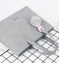 Crossbody genuine leather laptop bag in beige with nylon lining, fits 13 inch laptop
