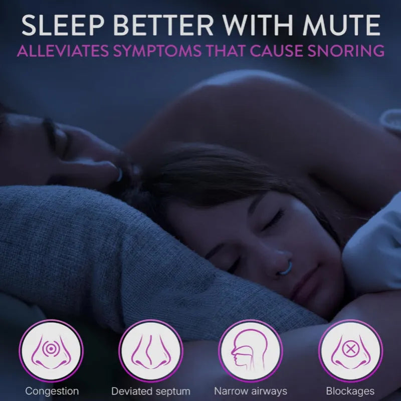PVC nasal congestion relief strips in blue, green, purple, and red for snoring reduction