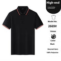 Men's Ice Ion Lapel short sleeve polo shirt in a thin fabric, shown in multiple colour options.