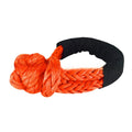 Polymer soft shackle trailer rope for vehicle recovery with 12mm diameter and 17-tonne load capacity