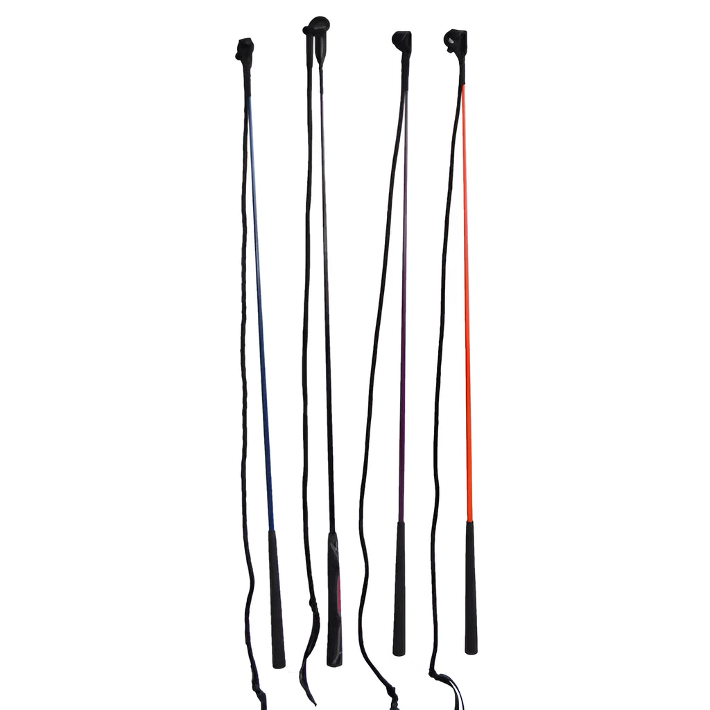 Advanced training whip made from nylon fibre and fibreglass for equestrian riding and horse training