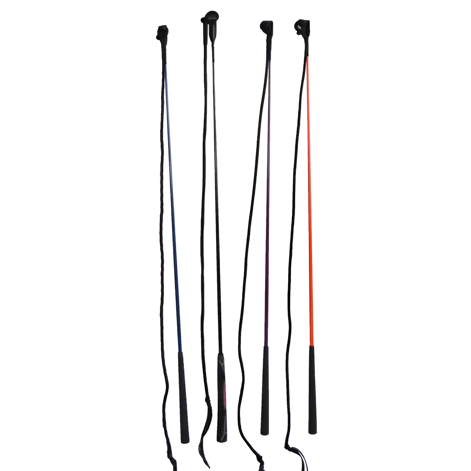 Advanced training whip made from nylon fibre and fibreglass for equestrian riding and horse training
