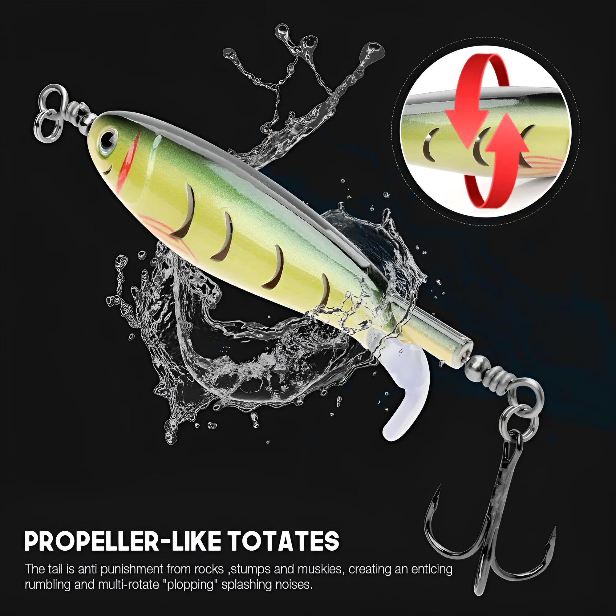 A 7.5cm long bionic soft fishing lure on a hook against a plain background.