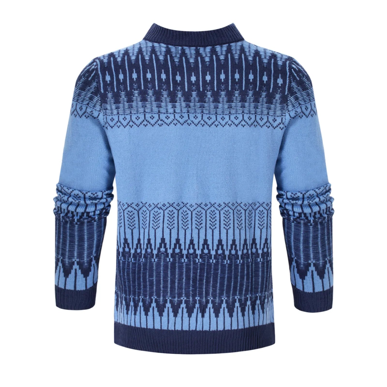 Men's knitted long-sleeved pullover sweater for autumn and winter wear