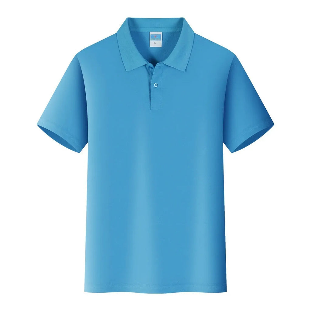 Cotton work shirt for embroidery in multiple colours with straight cut pullover design