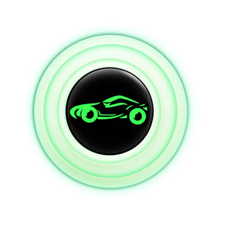 Silicone car door shock pads 20mm diameter in black and luminous variants