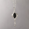 Hollow out creative pendant necklace with cross chain in alloy with adjustable length