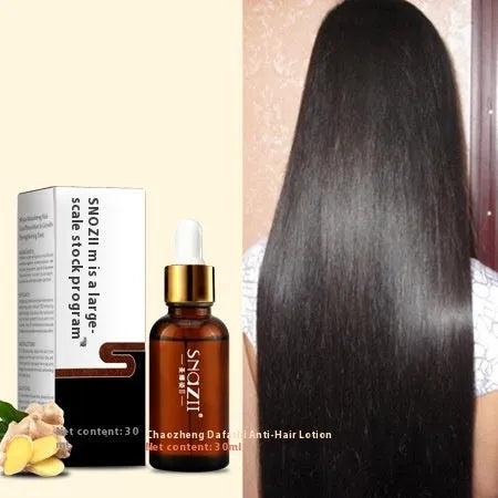 Senna Hair Growth Fluid 30ml brown liquid bottle with botanical fragrance for thinning hair treatment