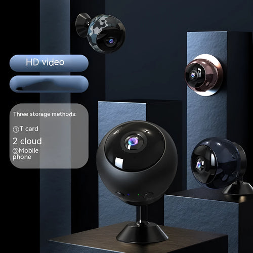 1080p wireless Wi-Fi security camera with 3.6° lens and ABS housing for indoor surveillance