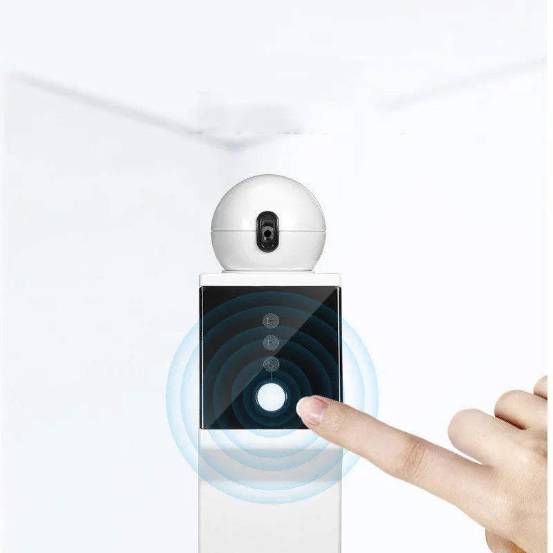 Pet robot amusing cat with smart toys made from ABS plastic in a modern design