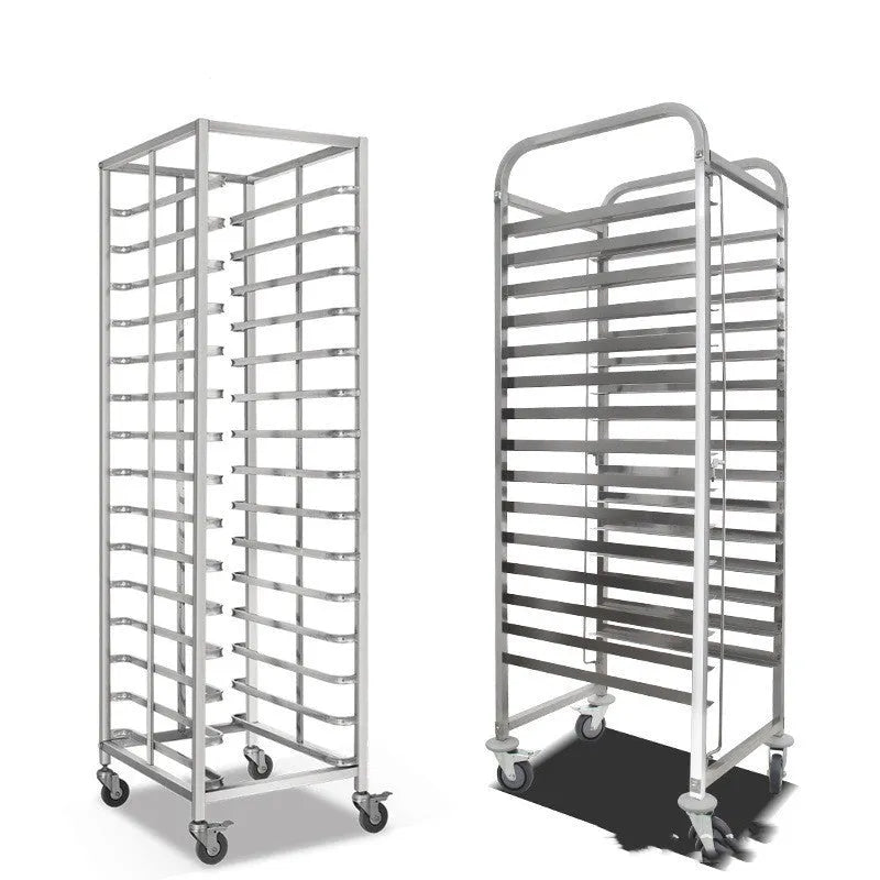 Stainless steel six-layer cake and bread cooling rack with 40x60cm frame